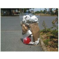 TOPCAR - Carton de de 200 sacs poubelles transparents 130 litres