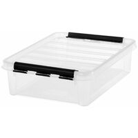 Boite transp 14l av clips 40x30x12cm ref 3589070
