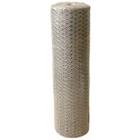 Filiac – Grillage triple torsion galvanisé 40mm H 0,50m L 10m – Résistant et durable pour chantiers extérieurs – Maille 40mm