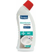 Starwax – Nettoyant en gel pour wc – Javel 0,750 L – Action désinfectante et virucide – Efficacité optimale sur surfaces