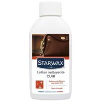 Starwax – Lotion nettoyante cuir 200ml – Action réhydratante sans rinçage – Laisse un léger brillant après lustrage – Pour cuir et peaux