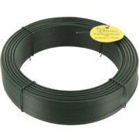 Fil de tension plastique vert 2.0mm – Résistance UV et intempéries – Pour clôtures agricoles et résidentielles – Alternative légère au métal – Filiac