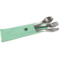 Couverts Nomades En Inox Pochette Verte - Cookut