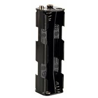 BH382B Support de pile 8x LR6 (AA) raccordement par empreinte pile 9V (L x l x H) 108.5 x 31.5 x 29.5 mm V44352