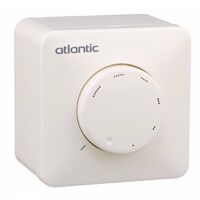 Atlantic – Variateur de vitesse pour VMC simple flux – Moteur EC – Débit max 300m³/h – IP54 – Potentiomètre en façade
