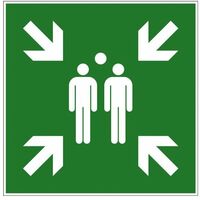 Plaque 200x200 Fleche Directionnelle