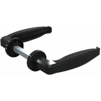 Bequille double pour serrure en zamak pour tube 40 - 50 mm carre 8