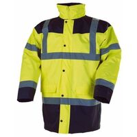 Parka Haute Visibilite 4 En 1 Piana Orange Bleu Parka Etgilet Taille S
