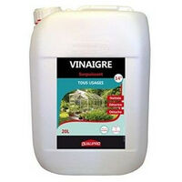 Vinaigre de nettoyage 20L – Détartrant naturel 14% d'acidité – Nettoyant multi-usages pour surfaces vitrées et sanitaires – Phebus