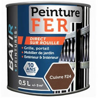 Peinture Batir Fer Forgé 2.5 Litre Gris Fonte - Batir