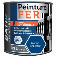 Peinture Batir Fer Brillant 2.5 Litre Marine - Batir