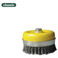 Brosse Soucoupe Acier Torsadé 80mm Décapage Agressif Et Durable - Mota Herramientas