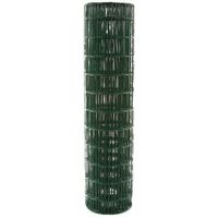 Grillage residentiel plastifie vert maille 100 x 75 mm 1 25