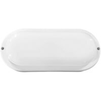Applique Murale Ovale Led 18w 1820lm 4000k 23x4,5x10,2cm Edm