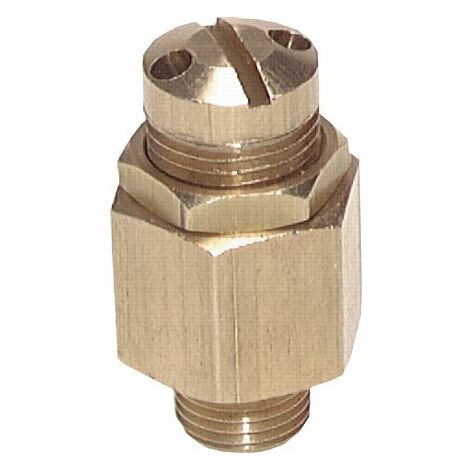 TÜV Sicherheitsventil - Messing - G 1/2 Zoll (DN 8) - 0,3 Bar Ansprechdruck