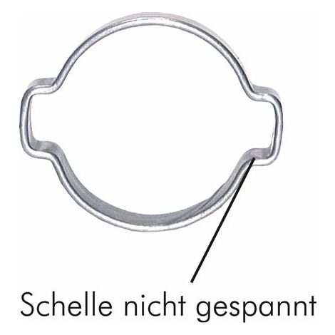 1-Ohr-Schellen Schlauchschellen Sortiment Set Edelstahl 5,8-21mm 180