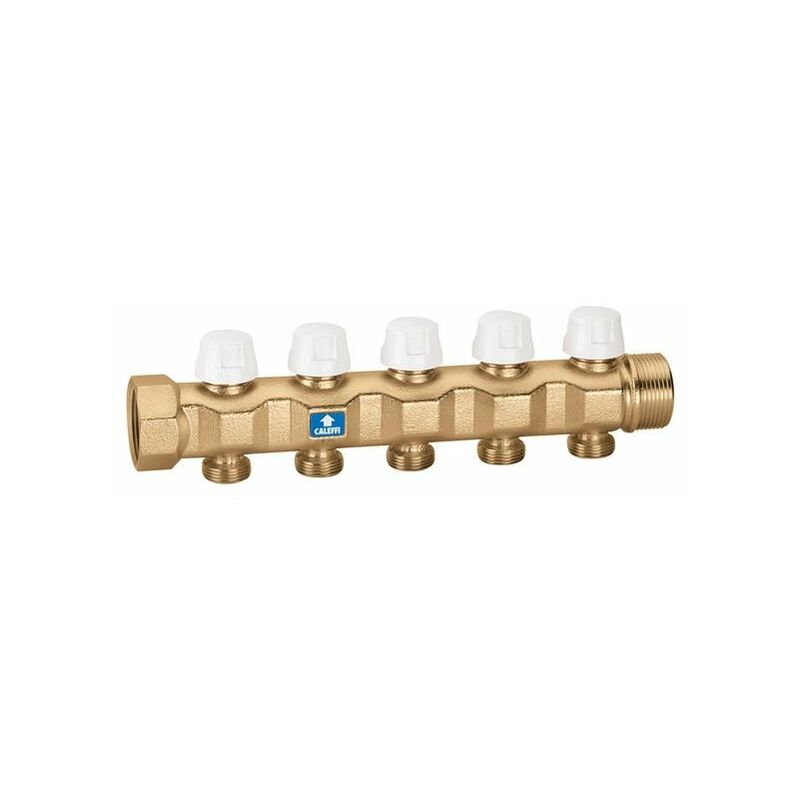 Collecteur MF 3/4 avec mini vannes sorties 1/2 - PLOMBERIE ONLINE