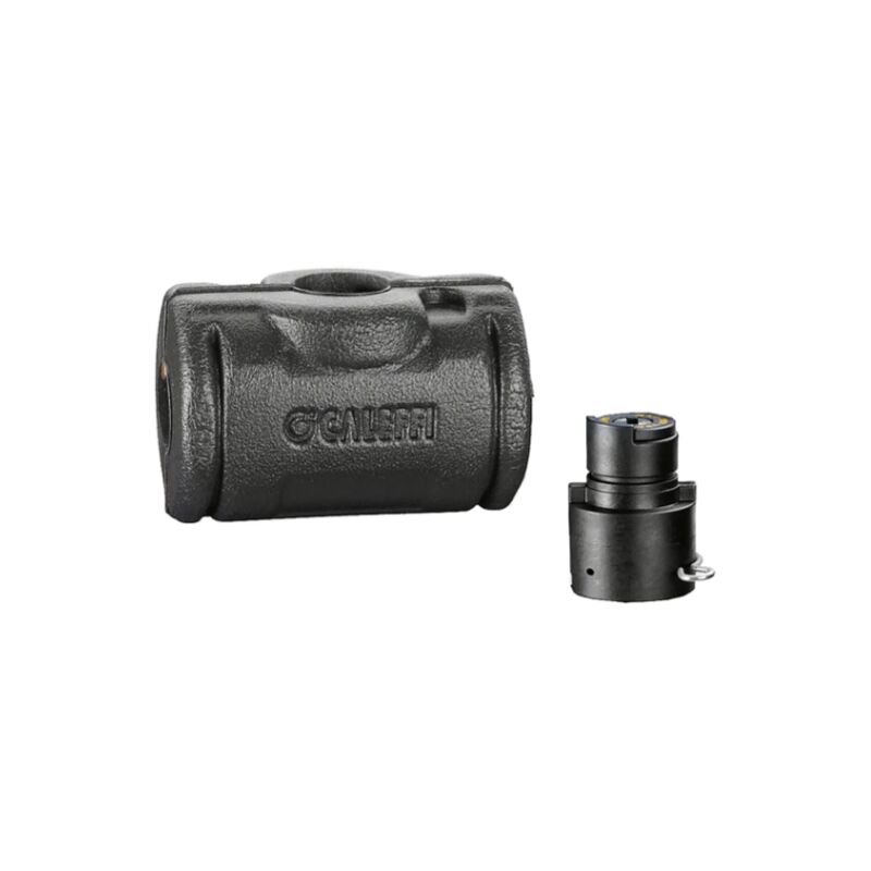 THERMIS 2037 Thermomètre capillaire rond utilisé pour chaudière, systèmes de chauffage et de refroidissement, analogique, diamètre : 37 mm, (0-120 °C), capillaire 1000 mm