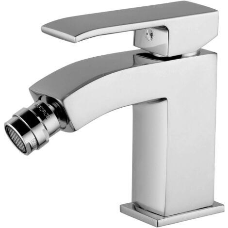 Mélangeur de bidet de style moderne Paffoni Level LES131CR Chromé - Sans vidage (1/2)