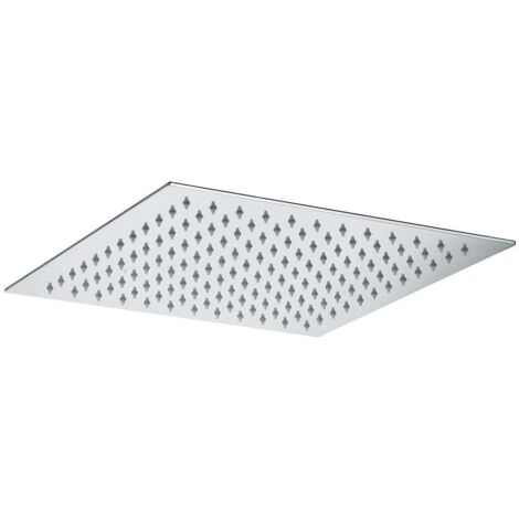 Paffoni – Pommeau de douche ultra-plat 300x300 mm – ZSOF096CR – Métal chromé – Système anti-calcaire pour douche relaxante (1/2)