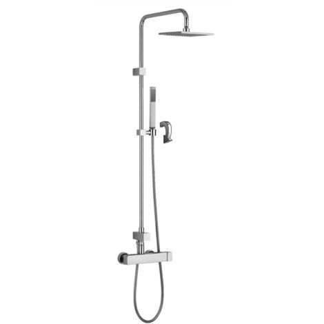 Colonne de douche fixe Paffoni Level Plus ZCOL607CR Chromé - Métal (1/2)