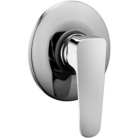 Mitigeur de douche encastré Ø 116 mm Paffoni Sly série SY010CR  Chromé - Laiton (1/2)