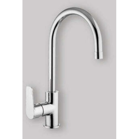 Paffoni Lime Series LM180CR Mitigeur d'évier avec bec pivotant Chromé - Laiton (1/4)