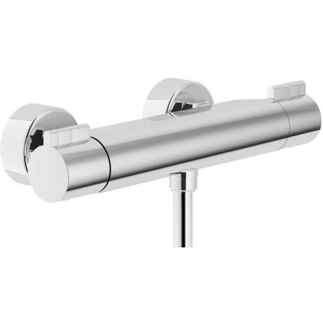 Nobili ABC series external thermostatic shower mixer AB87030CR Chromé - Laiton