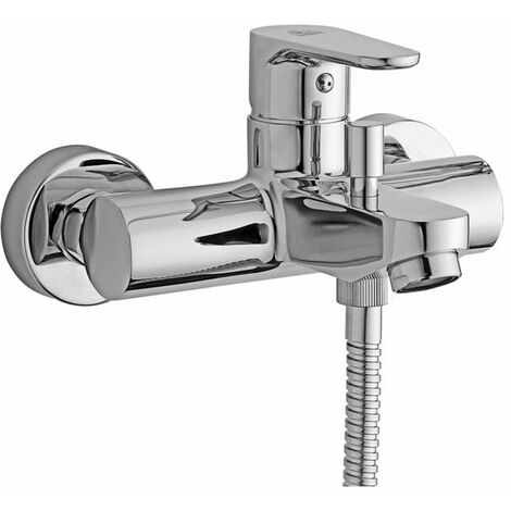 Paffoni Series Green mitigeur bain externe avec inverseur GR022CR Chromé - Laiton (1/2)