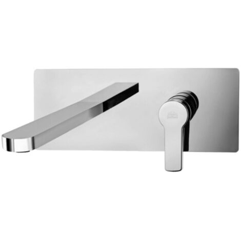 Paffoni Red RED105CR Series mitigeur lavabo encastré avec bec 200 mm Chromé - Laiton (1/2)