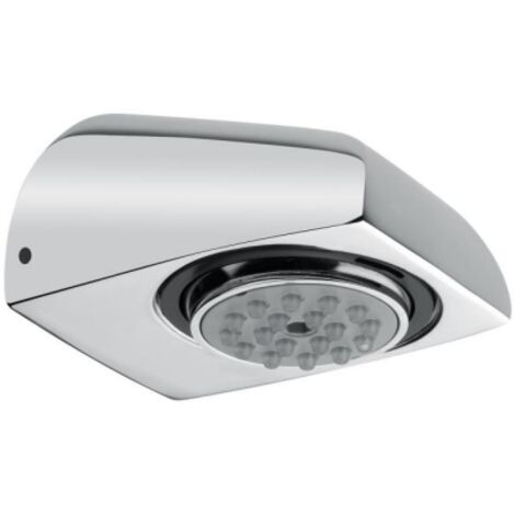 Paffoni – Douche de tête anti-vandalisme avec diffuseur orientable – Chromé – Laiton – Limiteur de débit 8 l/min – Pression 1-6 bar - ZRCCX-04000 (1/5)
