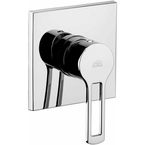 Paffoni Mitigeur de douche encastré 1 sortie série Ringo RIN010CR Chromé - Laiton (1/2)