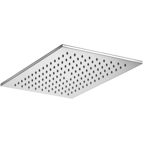 Pomme de douche 34x22 cm "Rectangulaire" Paffoni City ZSOF091CR Chromé - Métal (1/2)