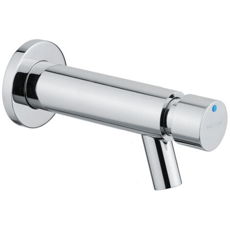 Robinet temporisé pour lavabo 115x110 mm en laiton chromé - River