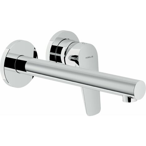 Partie externe pour Nobili Sky série mitigeur lavabo encastré avec long bec SY97199/1CR Chromé - Laiton (1/2)