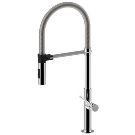 Paffoni Chef series Mitigeur d'évier avec bec pivotant CH179CR Chromé - Laiton (1/5)