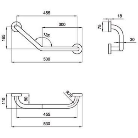 Barre de traction d'angle 