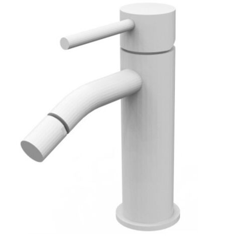 Paffoni Light series bidet mixer LIG131BO matt white Laiton - Blanc opaque
