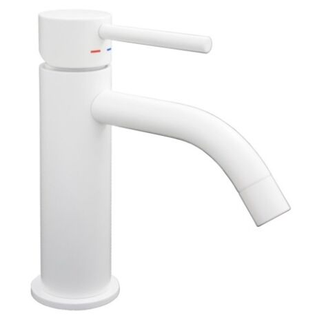Paffoni Light series mitigeur de lavabo LIG071BO blanc mat Laiton - Blanc opaque (1/2)