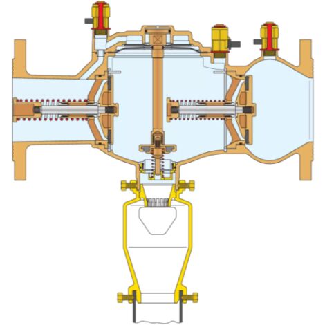Robinet d'arrêt droit quart de tour PEX 1/2 po x 1/2 po. Cuivre de