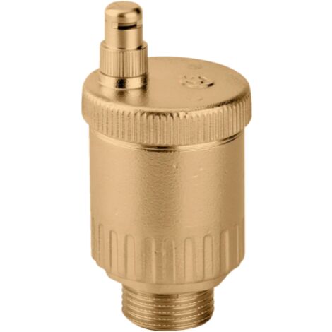 Caleffi – Purgeur d'air automatique 3/4' M – Élimination air sans intervention – Corps laiton – Pression max 10 bar – Température max 120°C