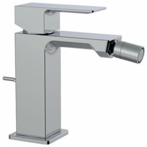 Mitigeur bidet avec vidage automatique 1"1/4G Acier Looking Paffoni Elle EL135HST series Laiton - Steel looking (1/3)