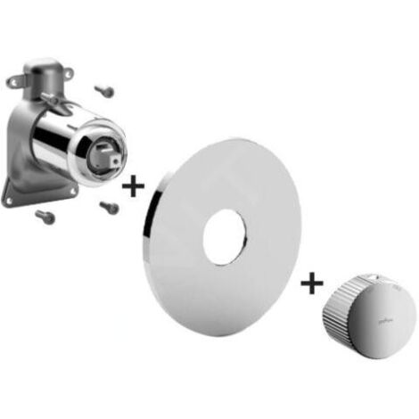 Paffoni Jo - Mitigeur de douche encastré, chrome JOBOX010CR (1/2)