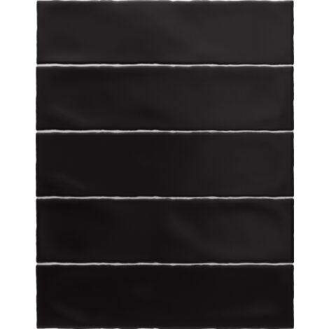 Masía Negro Mate 7,5X30cm.