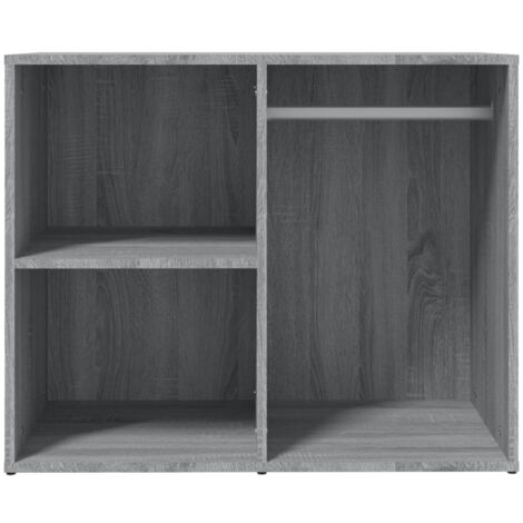 YMYNY Armoire de dressing Sonoma gris 80x40x65 cm Bois d'ingénierie