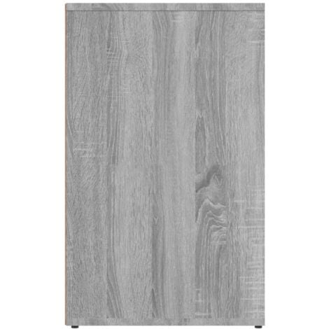 YMYNY Armoire de dressing Sonoma gris 80x40x65 cm Bois d'ingénierie