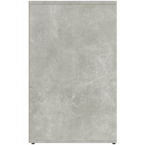 YMYNY Armoire de dressing Gris béton 80x40x65 cm Bois d'ingénierie