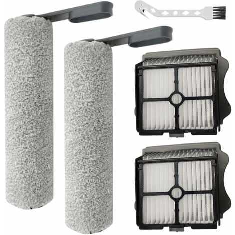 Accessoires Tineco S5 Pro 2 Rrochio - 2 Brosses Rouleau + 3 Filtres HEPA - Rechange Nettoyeur