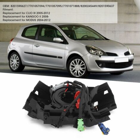 Contacteur rotatif à ressort de voiture 8201590627 8201590637 Remplacement de modification pour CLIO III / KANGOO II