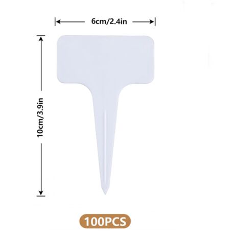 500 étiquettes Pour Plantes – PVC Imperméable, 10x2 Cm, Colorées, Pour Jardin Et Semis